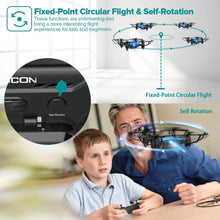 Load image into Gallery viewer, DROCON DC-65 Foldable Mini RC Drone for Kids (Blue)