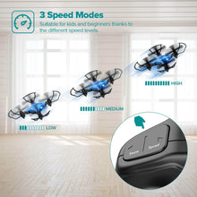 Load image into Gallery viewer, DROCON DC-65 Foldable Mini RC Drone for Kids (Blue)
