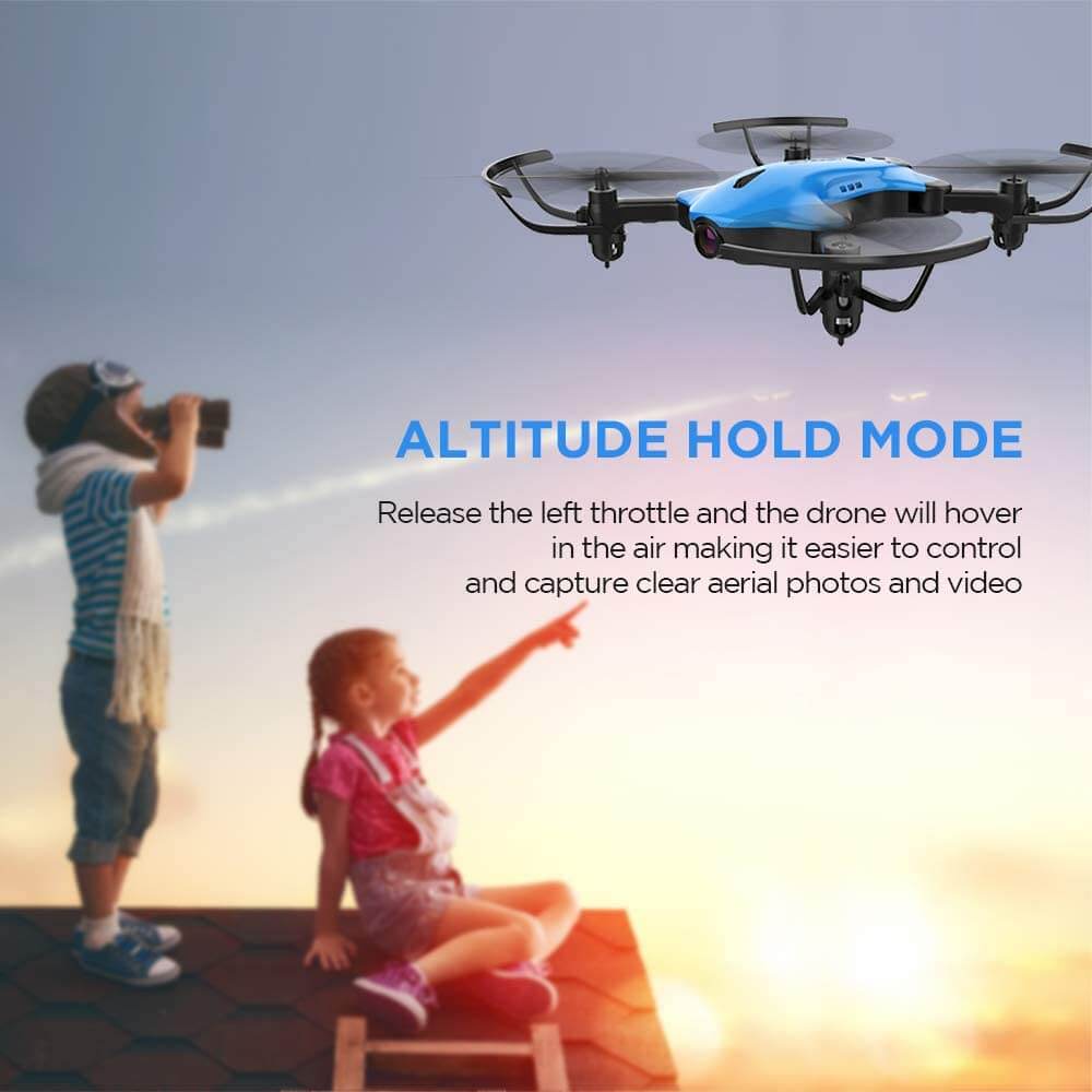Drone for Kids, Spacekey FPV Wi-Fi Drone with Camera 1080P FHD, Real-time  Video Feed, Great Drone for Beginners, Quadcopter Drone with Altitude Hold