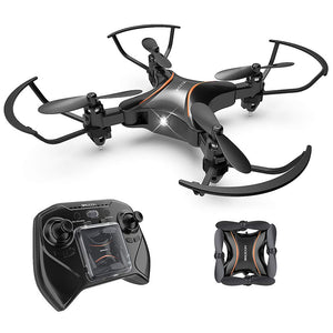 DROCON DC-65 Foldable Mini RC Drone for Kids (Propeller Protect Guards)