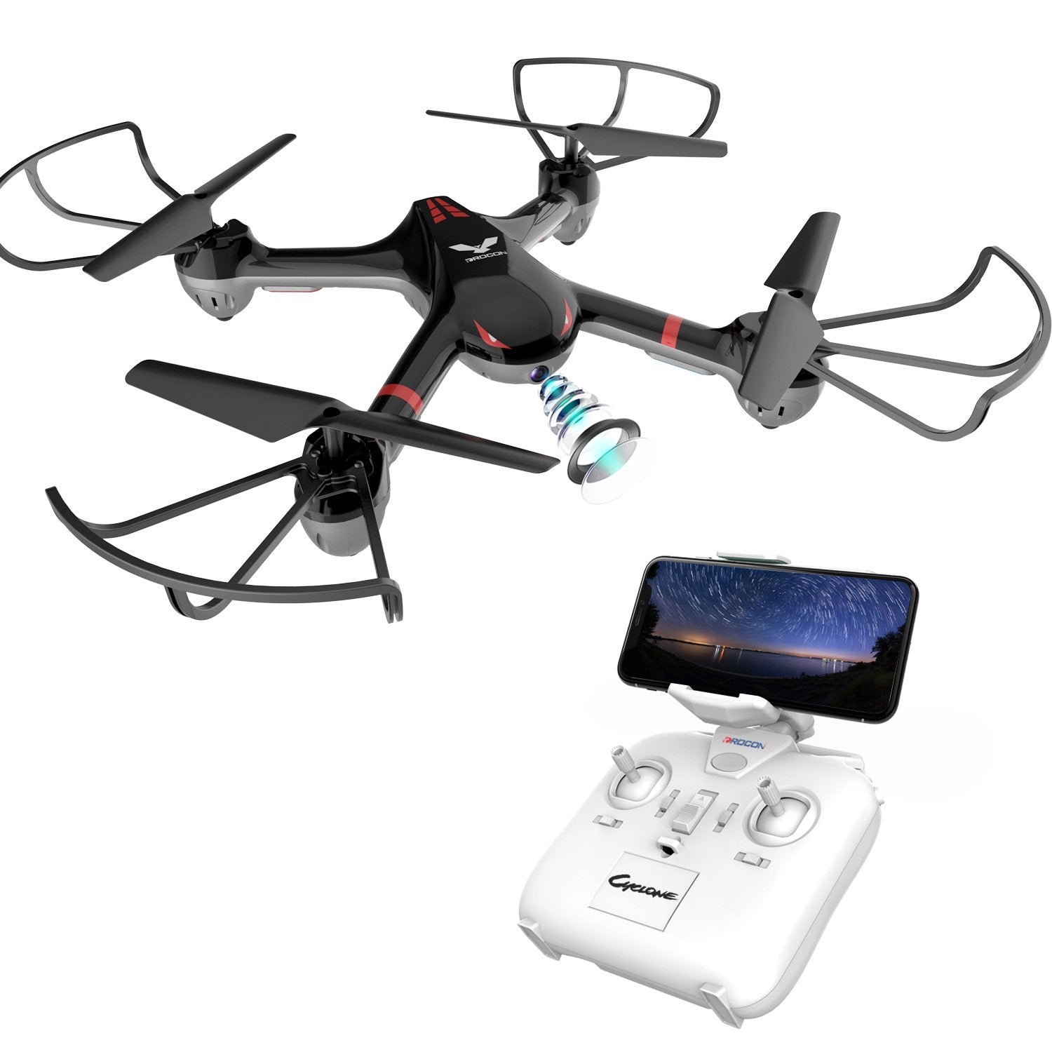 DROCON Drone for Beginners X708W Wi-Fi FPV Training Quadcopter